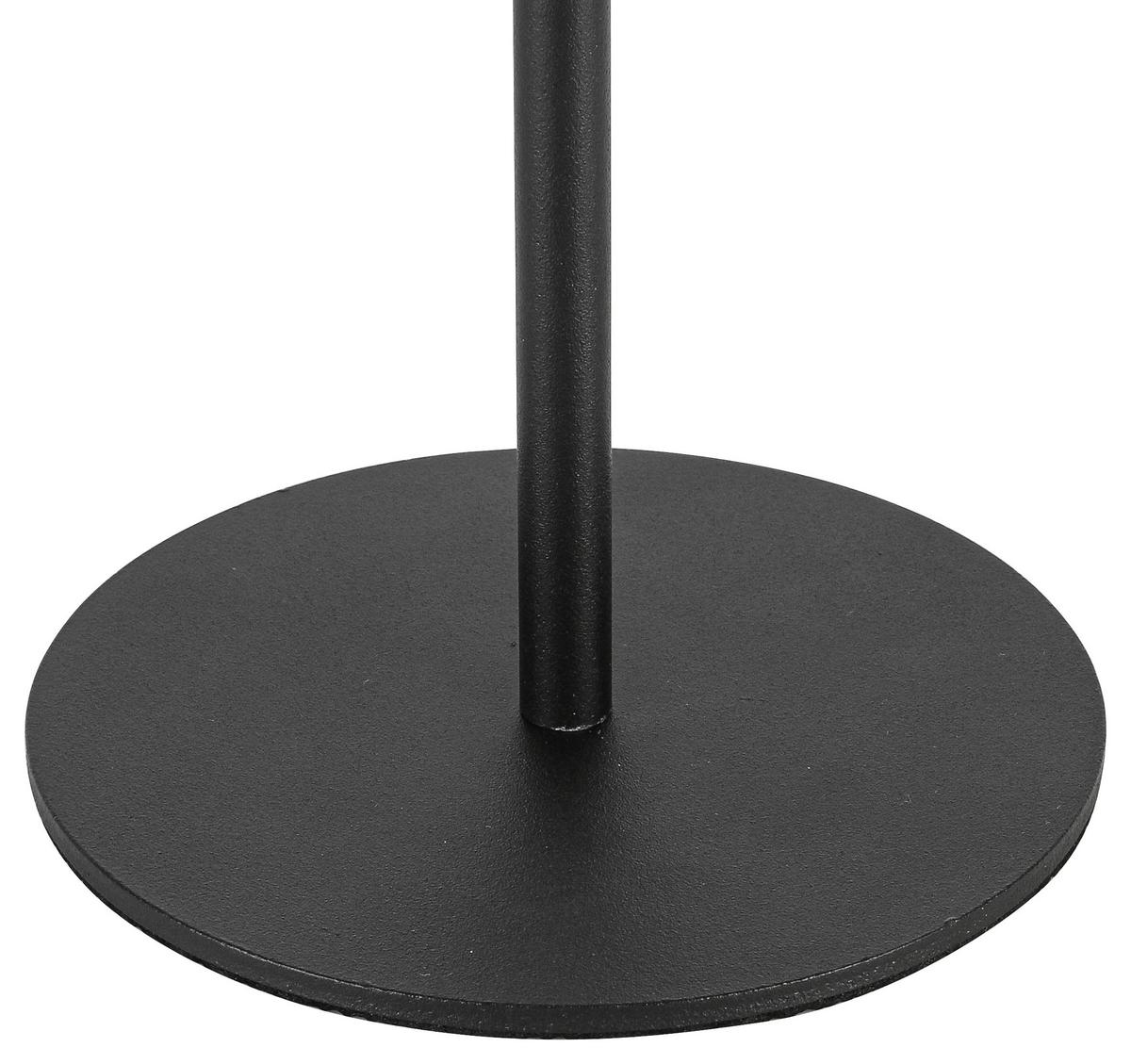 STOLNÍ LAMPA NA BATERIE NOEMI - černá, Konvenční, kov/plast (10,5/17-36cm) - Mömax