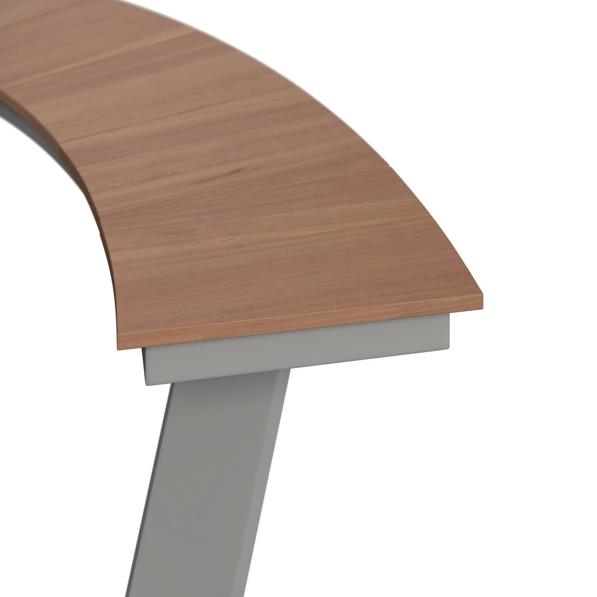 GARTENSET WELLINGTON - Hellgrau/Naturfarben, MODERN, Kunststoff/Metall (239/75cm) - Beldano