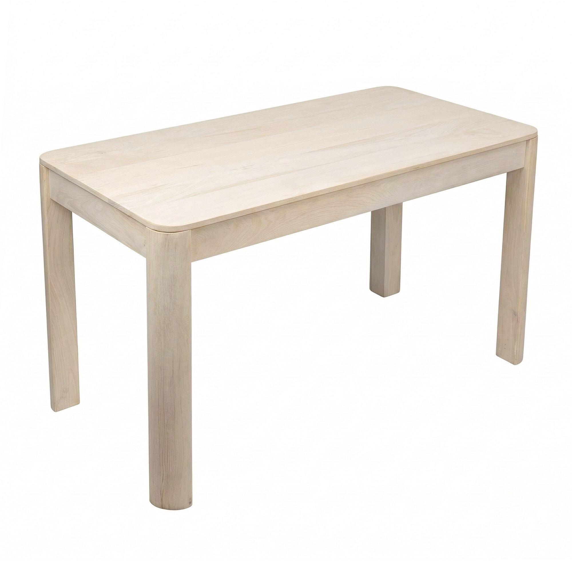 ESSTISCH Weiß L: 120cm - Weiß, Design, Holz (120/76/60cm) - Livetastic
