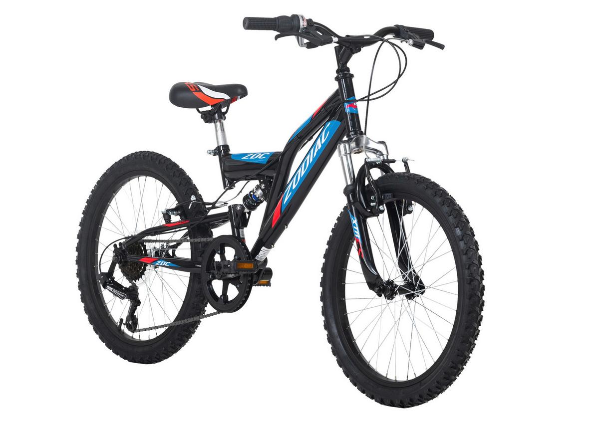 Kinderfahrrad 20 Zoll Zodiac 6 Gänge - Blau/Rot, Basics, Metall (180/70/80cm) - KS Cycling