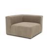 Sofaelement Schlammfarben B: 108 cm - Schlammfarben/Schwarz, Design, Textil (108/69/108cm) - MID.YOU