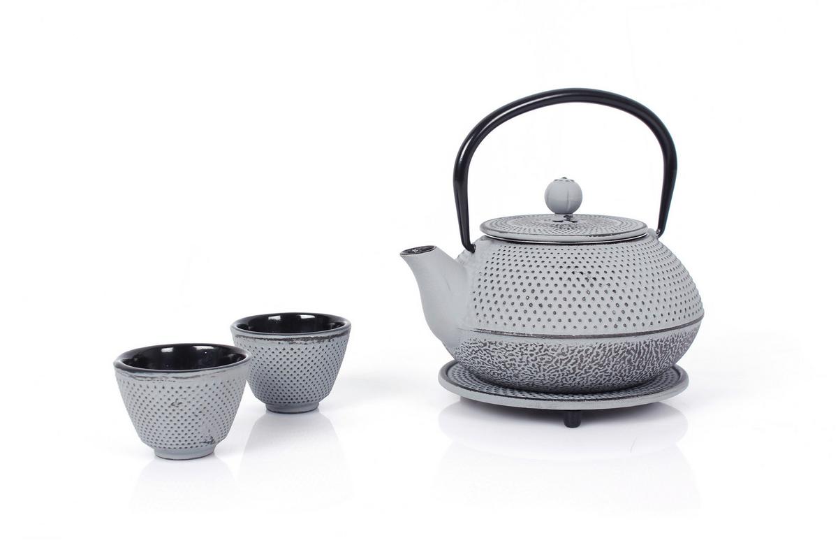 Teekannenset Ew-Ge-1603g - Grau, Basics, Metall (800ml) - Echtwerk