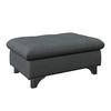 Hocker Gemini Graphitfarben, B: 108cm - Chromfarben/Graphitfarben, KONVENTIONELL, Textil (108/46/108cm)