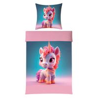 KINDERBETTWÄSCHE MONSTER - Rosa, KONVENTIONELL, Textil (140/200cm) - BUNINO