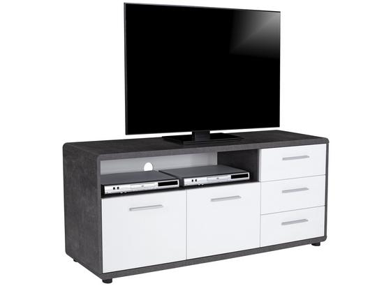 Tv Stolík Fontana Ftk07 - sivá/biela, Moderný, kompozitné drevo (150/60/38cm) Tv Stolík Fontana Ftk07 - sivá/biela, Moderný, kompozitné drevo (150/60/38cm)