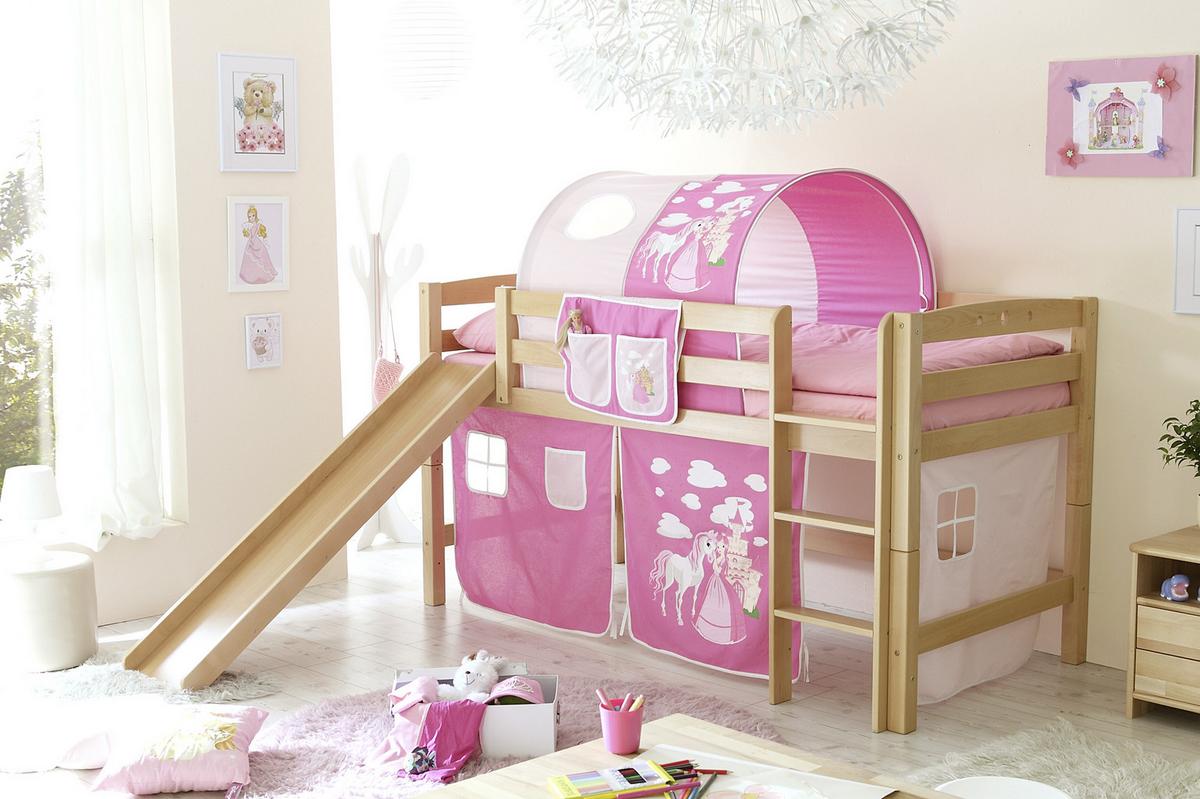 Tunel na hranie ružový koník - pink/ružová, Konventionell, kov/textil (100/73/87cm) - MID.YOU