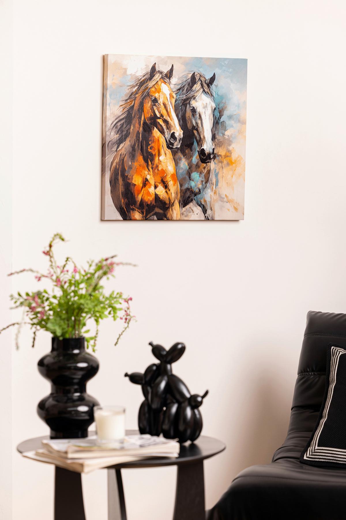 Leinwandbild Mia - Multicolor, KONVENTIONELL, Kunststoff/Textil (50/2,4/50cm) - James Wood