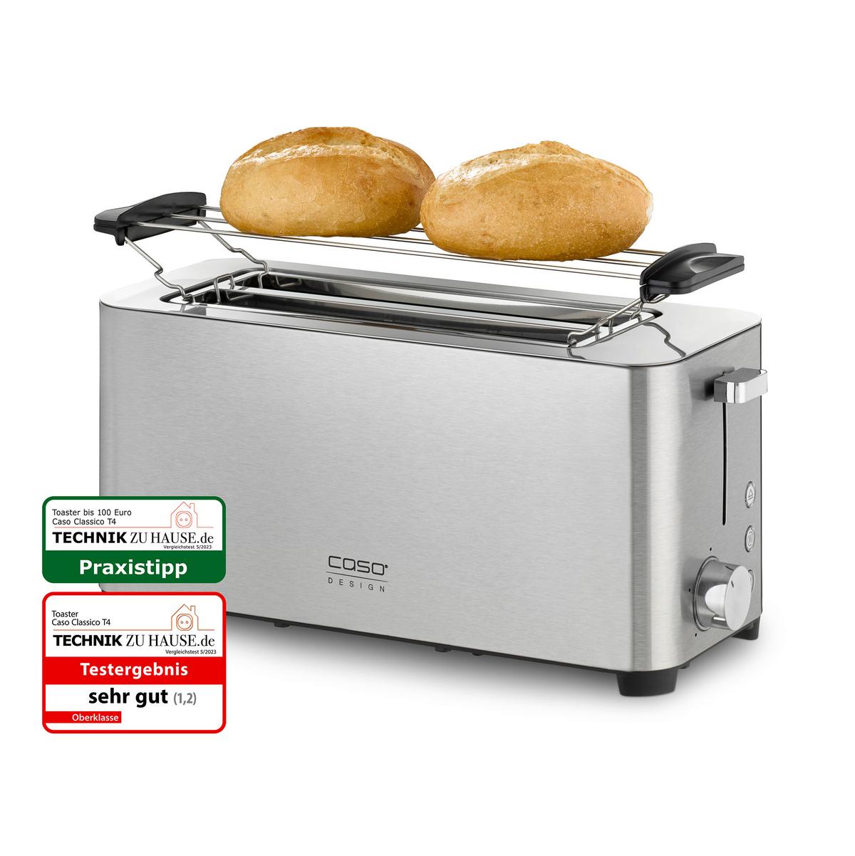 Toaster 1926 - Edelstahlfarben, Basics (40/18,5/11,5cm) - CASO Design