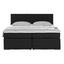 Boxspringbett mit Matratze und Topper 180x200cm Nero - Chromfarben/Schwarz, KONVENTIONELL, Textil (180/200cm) Boxspringbett mit Matratze und Topper 180x200cm Nero - Chromfarben/Schwarz, KONVENTIONELL, Textil (180/200cm)