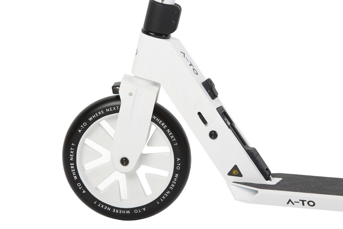 Kickscooter Ultimo Weiß Ø 200 mm - Weiß, KONVENTIONELL, Metall