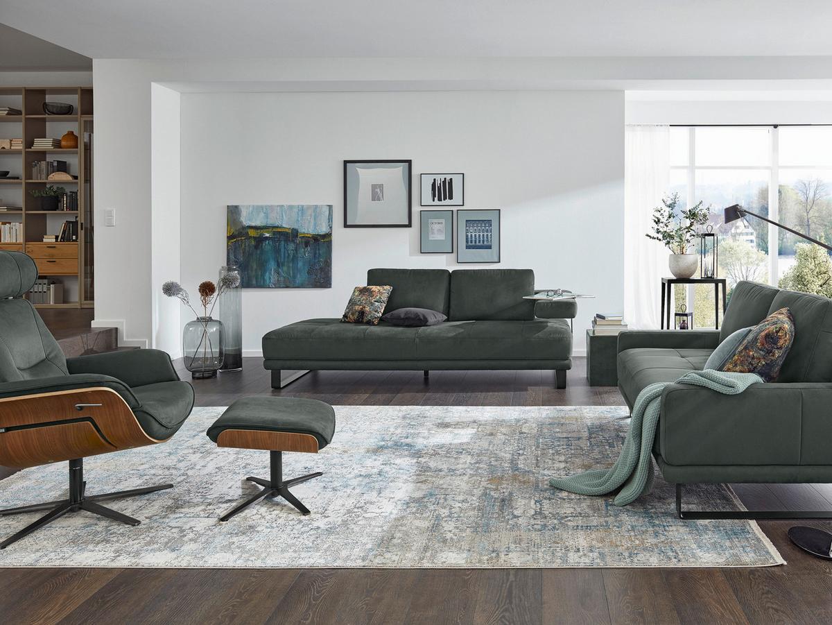 Webteppich Blau/Grau Sinfonia 240x340 cm - Blau/Grau, Design, Textil (240/340cm) - Musterring