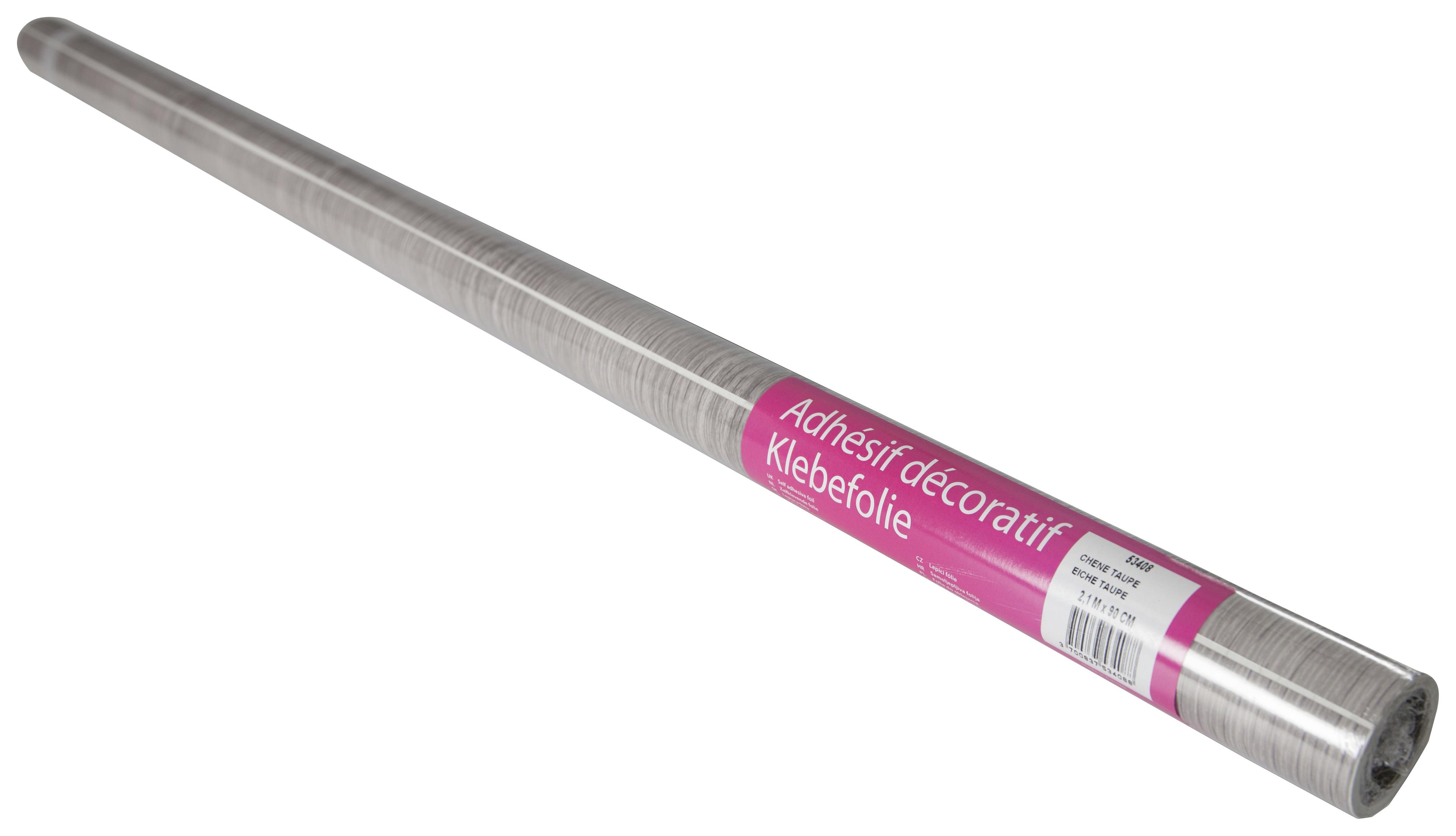 Klebefolie Eichenholz-Optik Taupe Basic-Line 67,5x150 cm - Eichefarben, Kunststoff (67,5/150cm)
