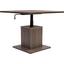 Dohányzóasztal Bern - Sötétszürke, modern, Faalapú anyag (80/51-70/80cm)