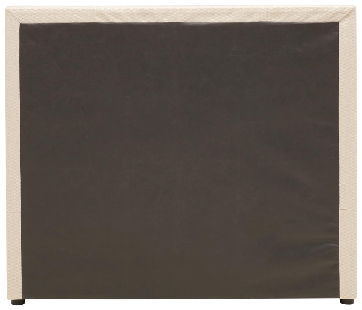 Boxbett mit Topper 120x200 Carolina - Sandfarben/Schwarz, KONVENTIONELL, Holz/Textil (120/200cm) - P & B