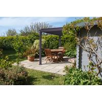 Pavillon Classic 400x300cm Sturmfest, Gartenpavillon - Anthrazit, Basics, Metall (400/255/300cm) - WEIDE