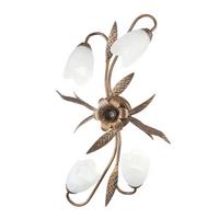 Deckenleuchte 4240/Pl4 - Bronzefarben, KONVENTIONELL, Glas/Metall (40/18/70cm)