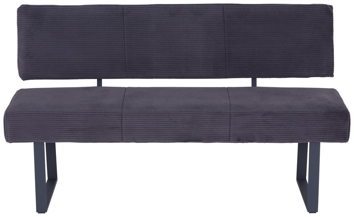 Ülőpad Olivia Giga-S - antracit, Modern, textil/fém (160/91/61cm)