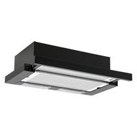 Flachschirmhaube Fh 664 620 S Schwarz B: 60 cm, Led - Basics, Metall (60/17,4/31cm) - Amica