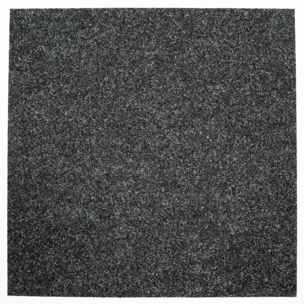 Teppichfliese Anthrazit Merlin 50x50 cm Florhöhe 5,5 mm