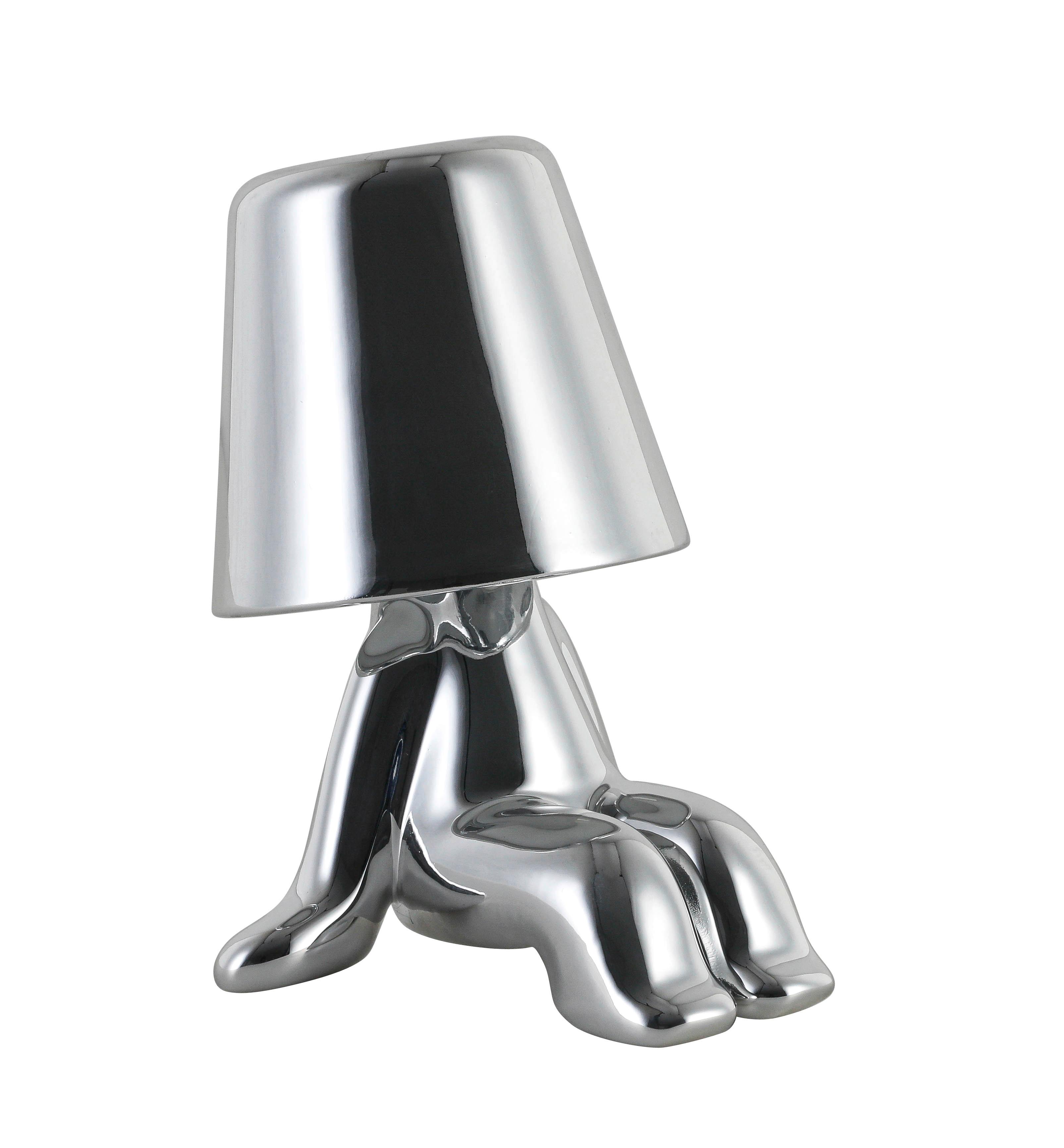 DEKORAČNÉ LED SVIETIDLO FESCH - chrómová, Modern, kov/plast (13/9,5/18cm) - Mömax