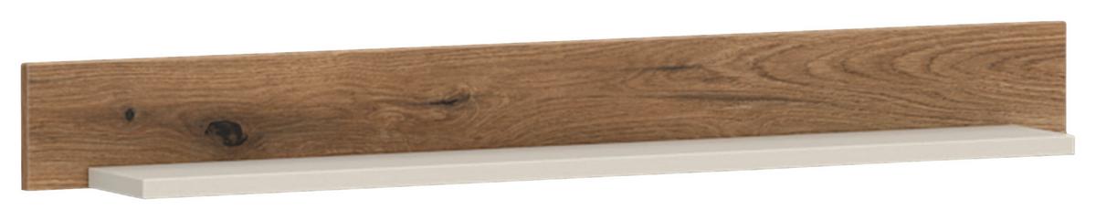 Wandboard Samu Kaschmir/eichefarben B: 90 Cm - Kaschmir/Eichefarben, MODERN, Holzwerkstoff (90/10/13,6cm)