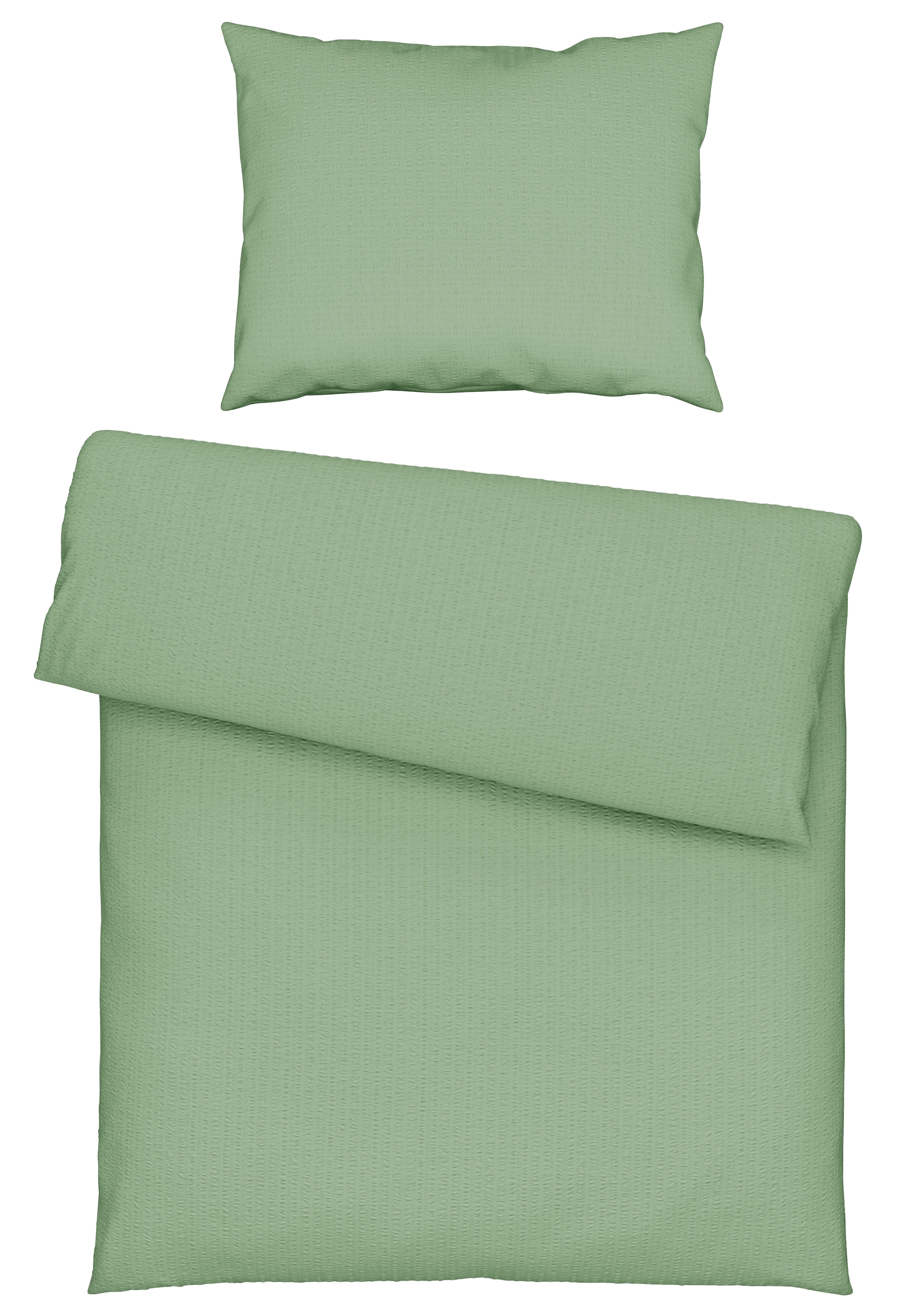 Povlečení Gisi, 140/200cm, Zelená - zelená, Konvenční, textil (140/200cm) - Modern Living