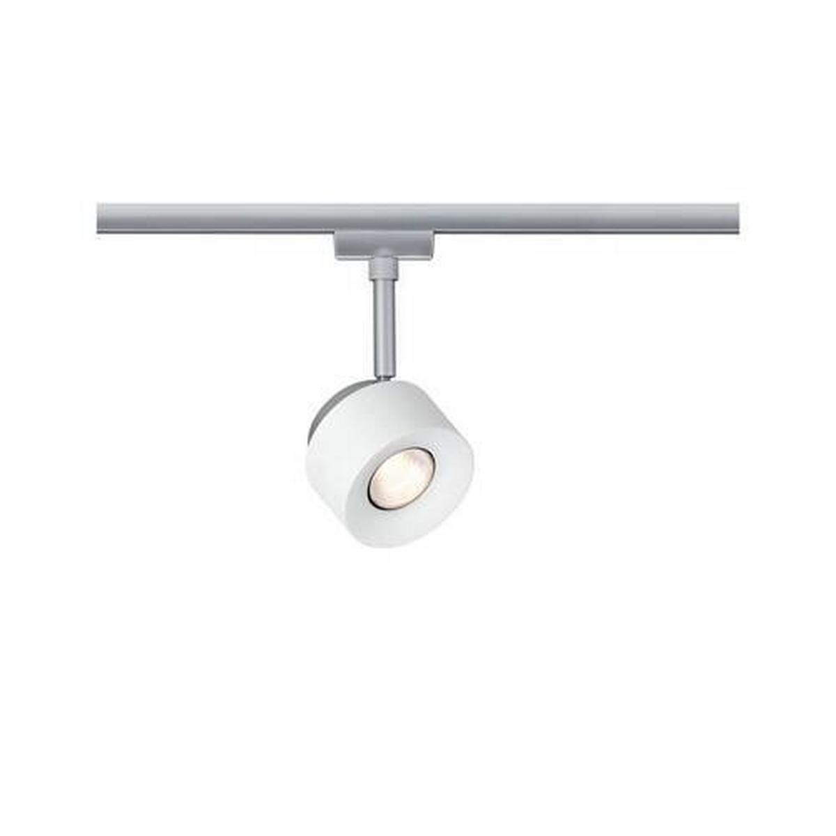 Schienensystem Urail Strahler 95373 In Weiß/chromfarben - Chromfarben/Weiß, Basics, Kunststoff/Metall (8,6/19,7cm) - Paulmann
