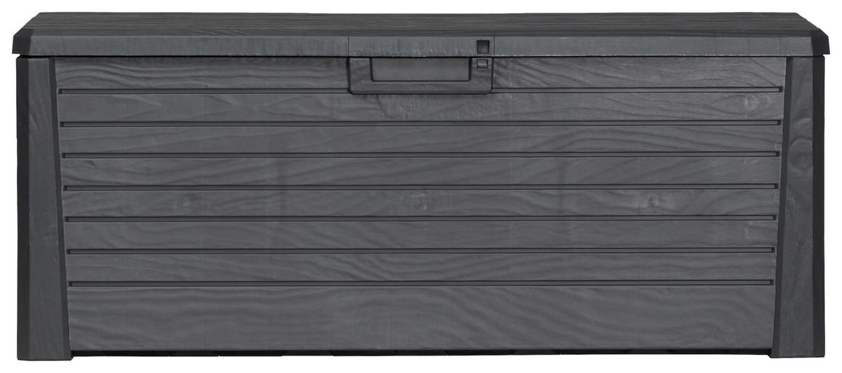 Kissenbox Florida - Anthrazit, Basics, Kunststoff (148/60/72cm)