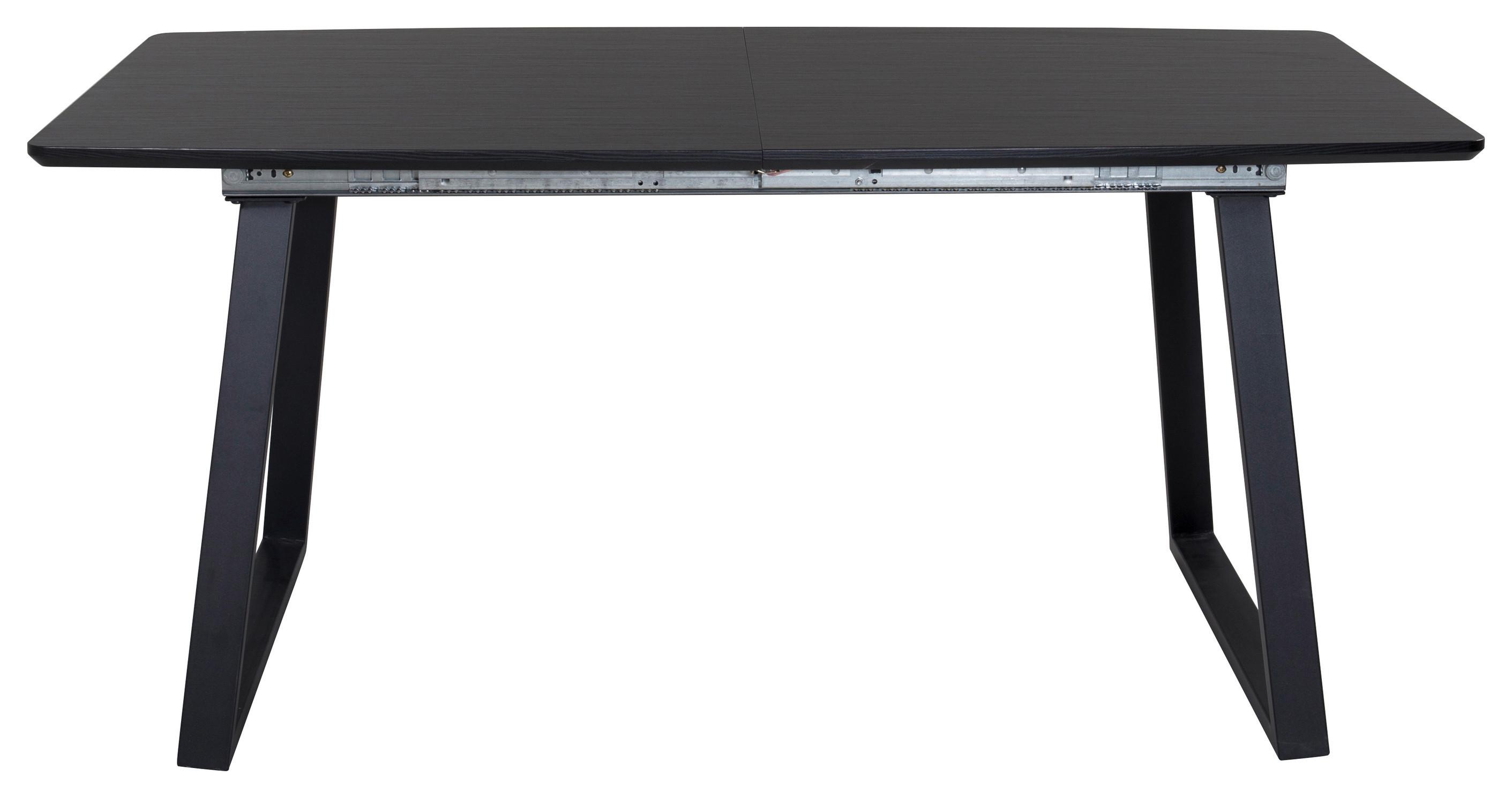 Esstisch Inca - Schwarz, Design, Holz/Holzwerkstoff (160-200/85/75cm) - Livetastic