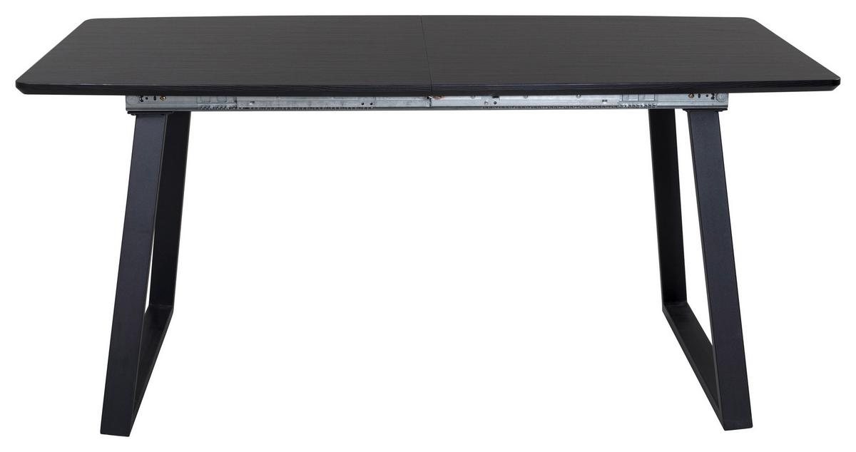 Esstisch Inca - Schwarz, Design, Holz/Holzwerkstoff (160-200/85/75cm) - Livetastic