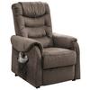 Fernsehsessel Nino Braun B: 78 Cm - Schwarz/Braun, Design, Textil (78/107/93cm) - Livetastic
