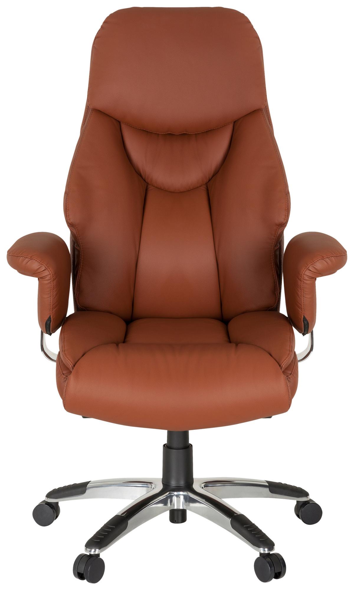Chefsessel Prado Braun - Braun, MODERN, Kunststoff/Textil (63/140/52cm) - MID.YOU