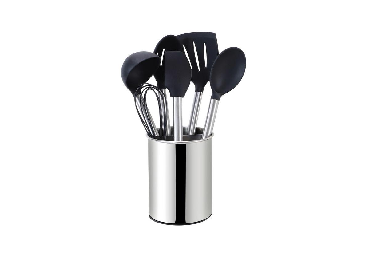 SADA KUCHYŇSKÉHO NÁČINÍ EW-KS-7030 - černá/barvy stříbra, Basics, plast (13cm) - Echtwerk