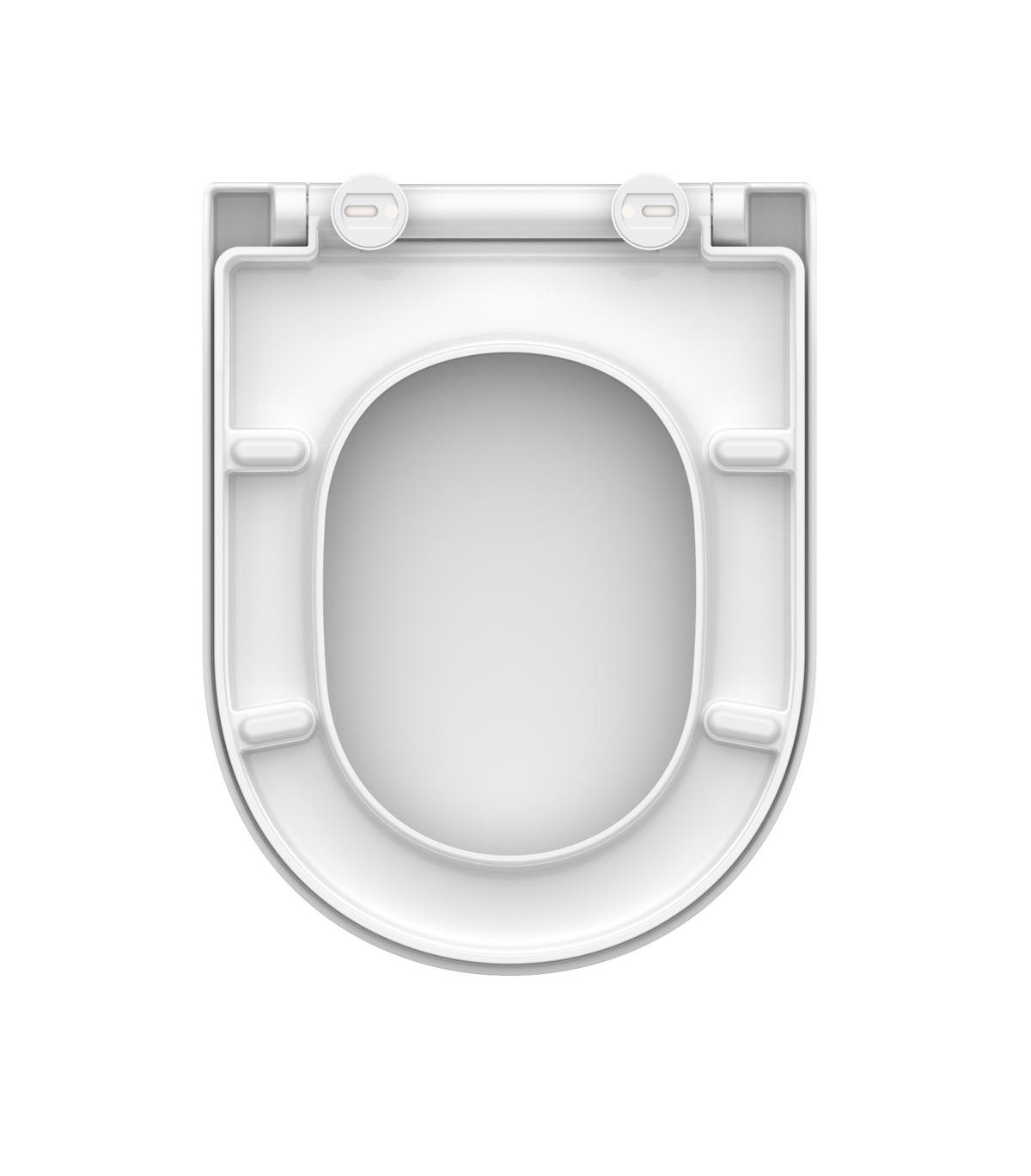WC SEDADLO WHITE - biela, plast (34,5/2/45,5cm) - Schütte