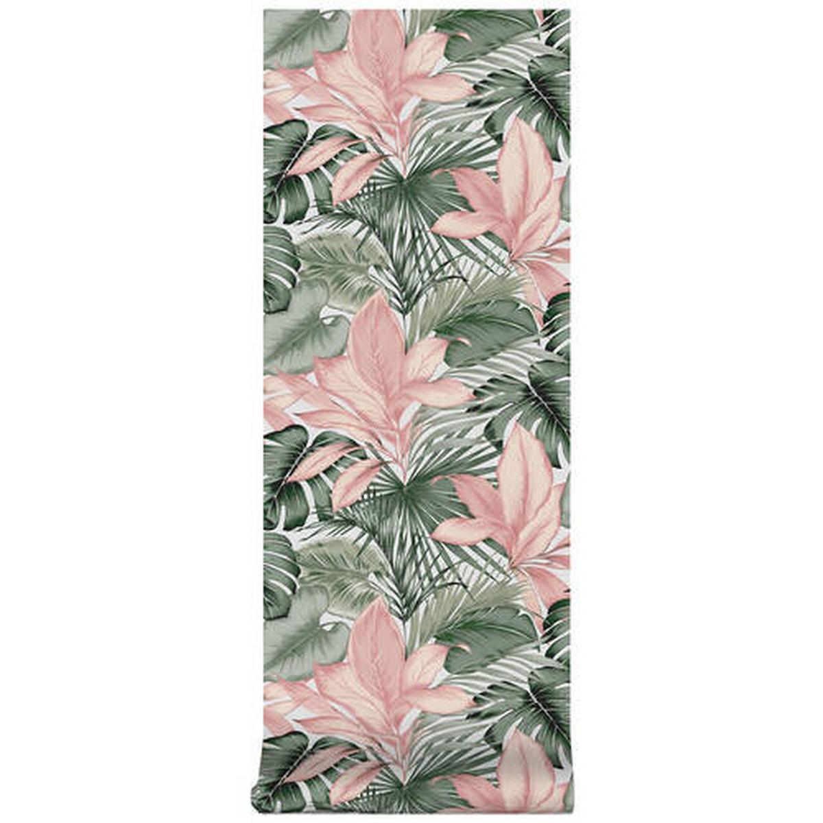 Vliestapete 112048 - Pink/Weiß, Basics, Papier/Kunststoff (52/1000cm)
