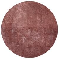 Hochflorteppich Rund Pink Hilaria Ø 80 cm - Pink, ROMANTIK / LANDHAUS, Textil (80cm) - James Wood