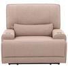 Relaxsessel Texas Mokka B: 122 cm - Schwarz/Mokka, Basics, Holz/Textil (122/106/102cm) - MID.YOU