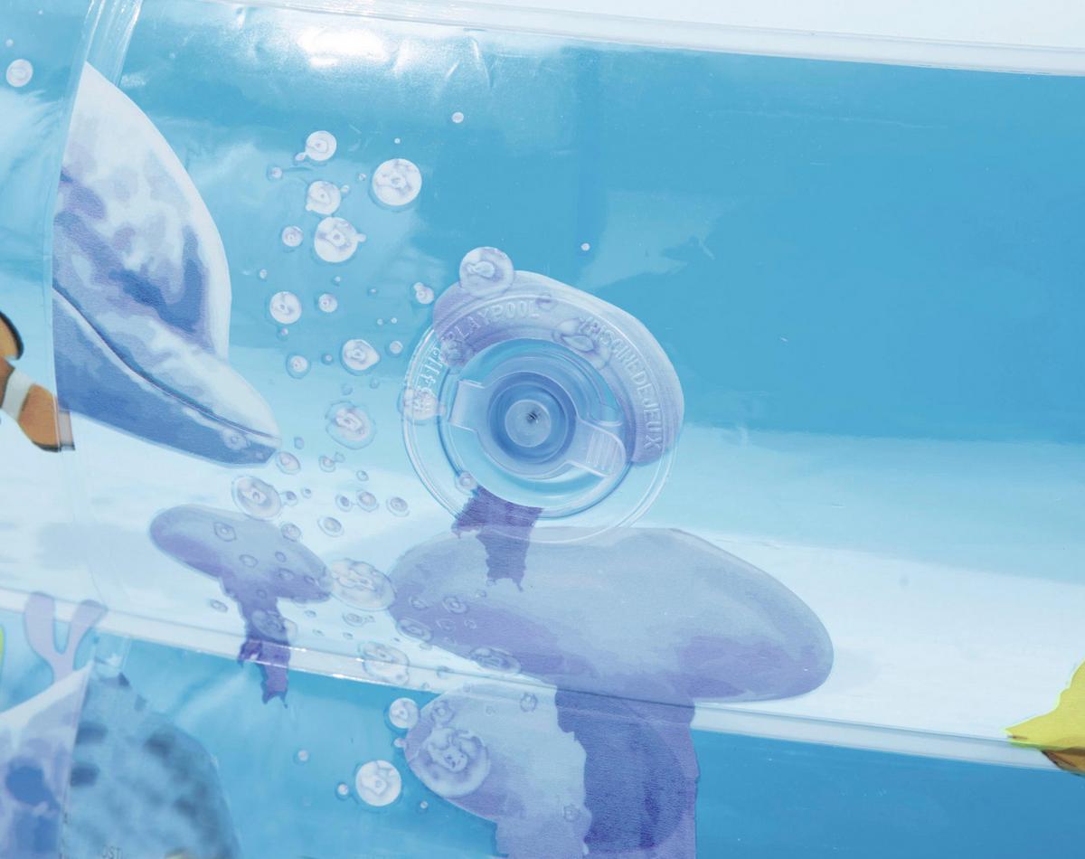 Spielpool Sea Ground L/B/H: ca. 262/157/46 cm - Multicolor, Kunststoff (262/157/46cm) - Bestway