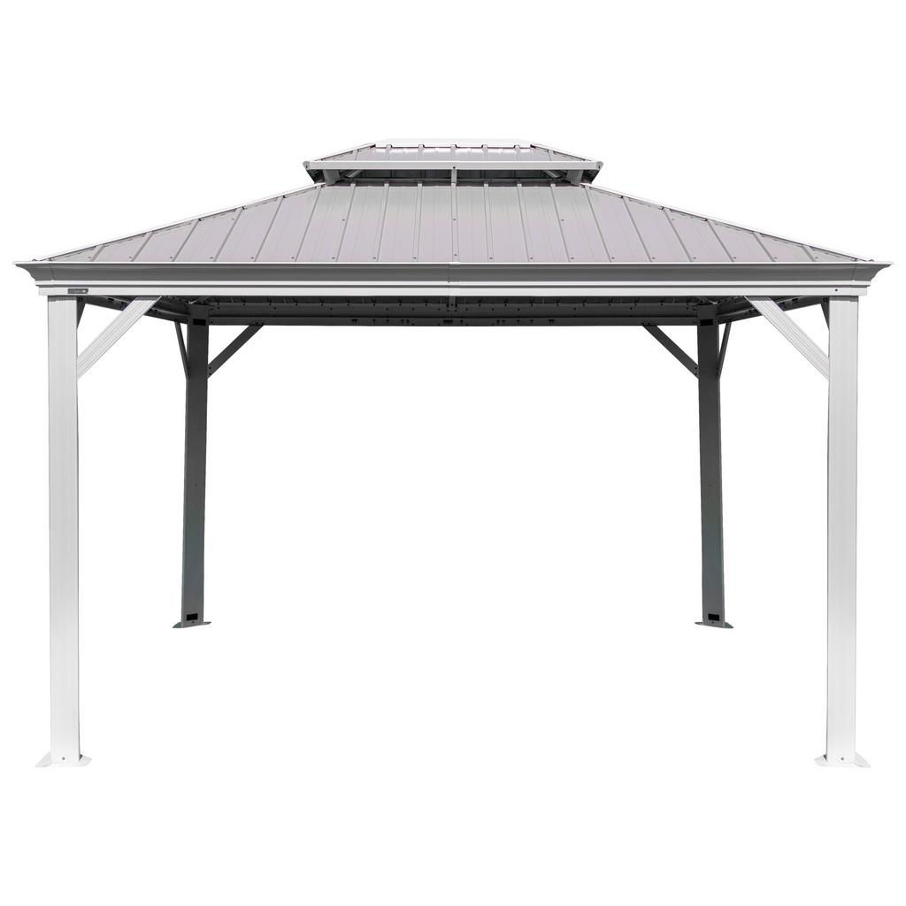 Pavillon Messina 363x298 cm Wetterfest Gartenpavillon