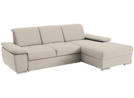 Wohnlandschaft In L-Form Leandro 283x184 cm - Chromfarben/Beige, MODERN, Textil (283/184cm) Wohnlandschaft In L-Form Leandro 283x184 cm - Chromfarben/Beige, MODERN, Textil (283/184cm)