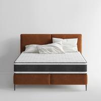 TASCHENFEDERKERNMATRATZE Dark 140x200cm hart - Weiß, Basics, Textil (140/200cm) - Livetastic