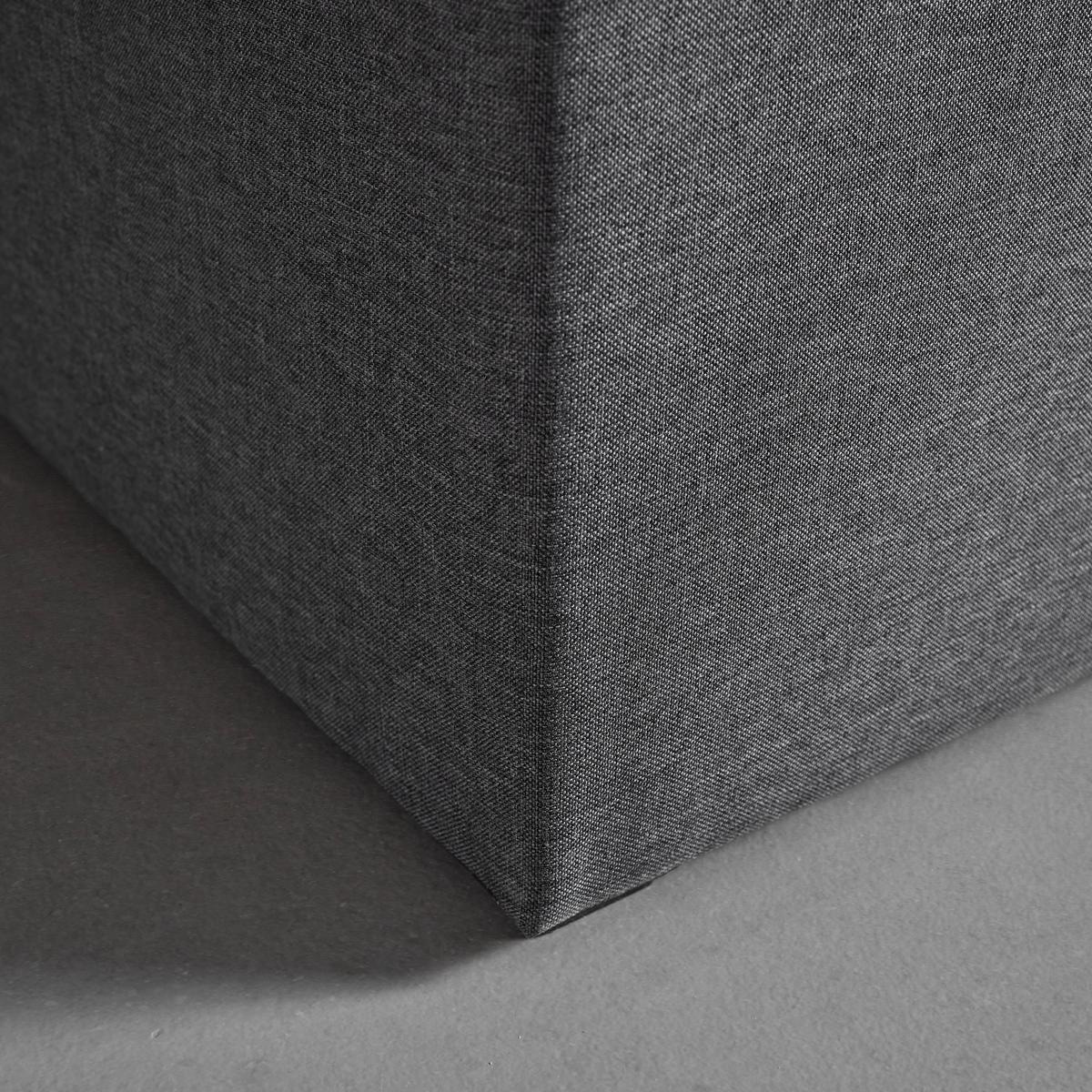 Manželská boxspring posteľ Lisa, 140x200, sivá - čierna/tmavosivá, Modern, drevo/kompozitné drevo (140/200cm) - Bessagi Home