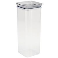 Vorratsdose Tessy ca. 2 L, Spülmaschinengeeignet - Transparent/Hellgrau, KONVENTIONELL, Kunststoff (10/10/28cm) - Luca Bessoni