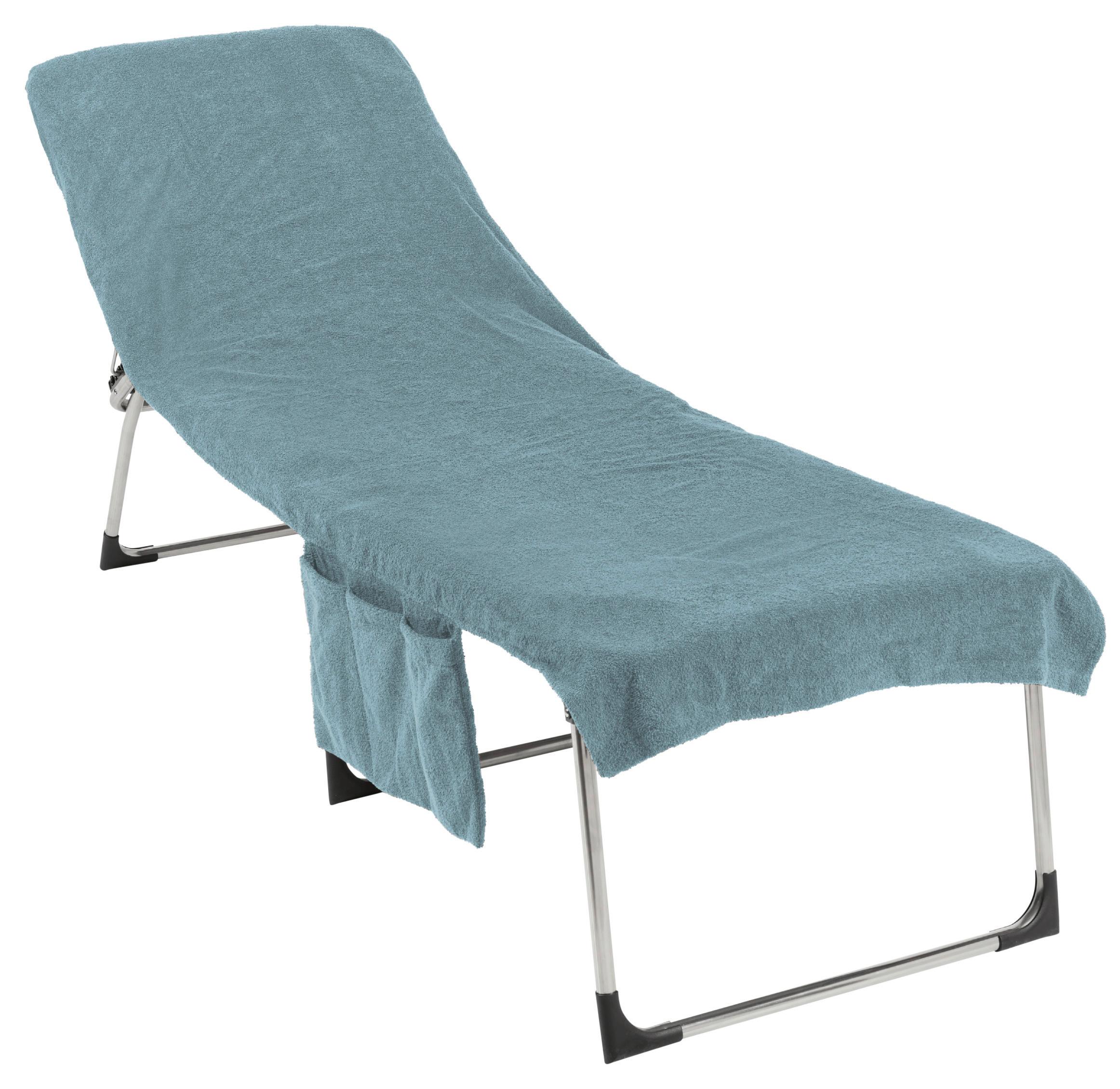 LIEGENAUFLAGE SASKIA - Blau, MODERN, Textil (70/200cm) - Luca Bessoni