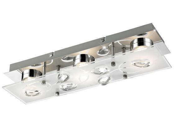 LED-Deckenleuchte Alexa - Silberfarben, MODERN, Glas/Metall (35/9/7,1cm) LED-Deckenleuchte Alexa - Silberfarben, MODERN, Glas/Metall (35/9/7,1cm)