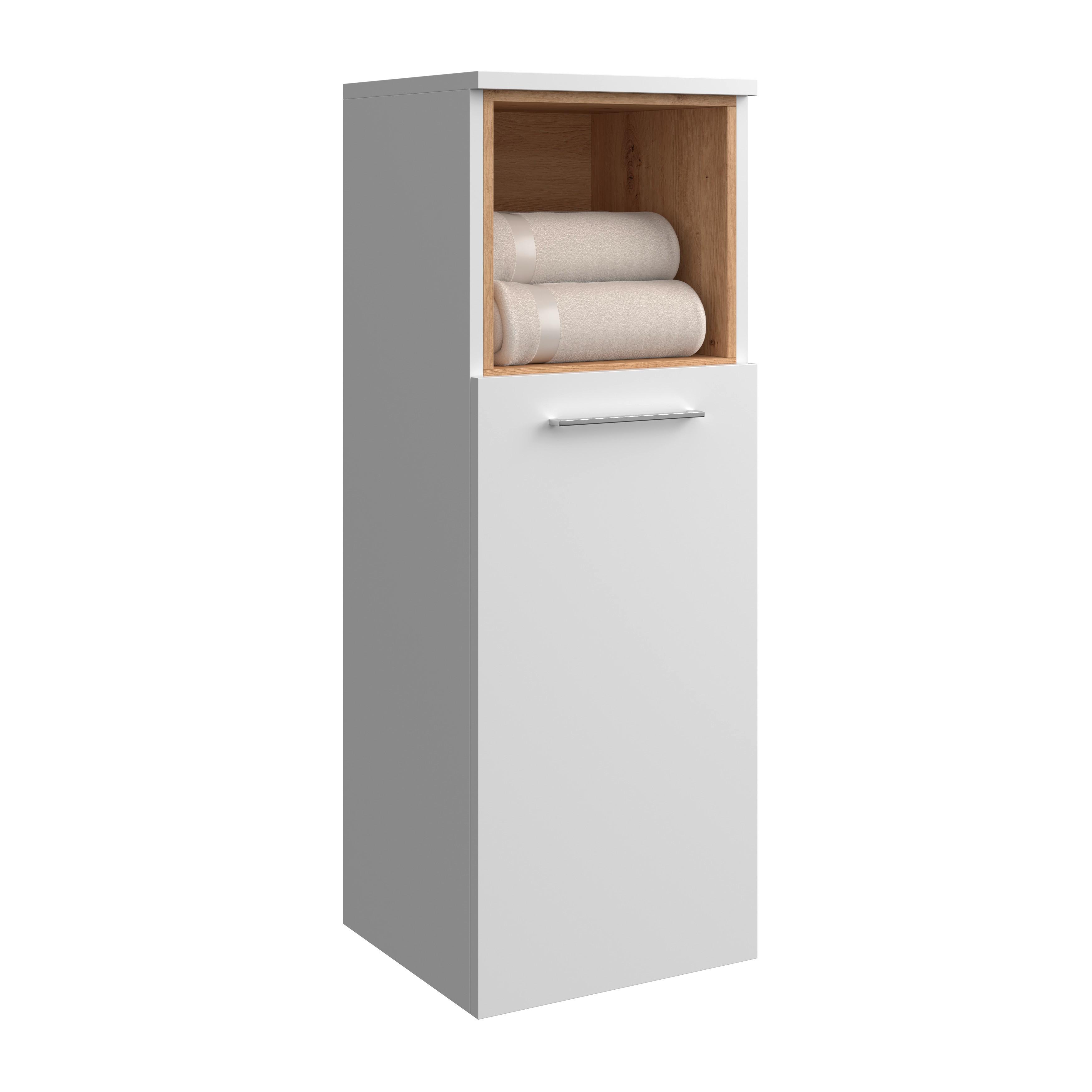 Alsószekrény Mura I - fehér, Modern, faalapú anyag (35/108/33cm)