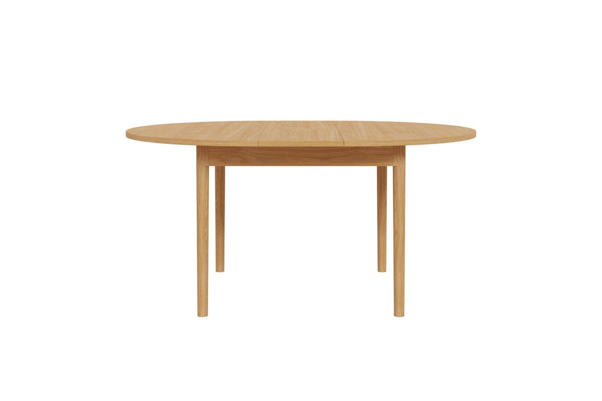 Jedálenský stôl CALASETTA š: 130-165 CM - farba duba, Natur, kompozitné drevo (130-165/77,5/130cm)