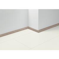 Sockelleiste Teak - Hellbraun/Hellgrau, Basics, Holzwerkstoff (220/1,6/4cm) - Parador