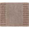 Bidet-vorleger Chess - Taupe, KONVENTIONELL, Textil (50/60cm) - Grund