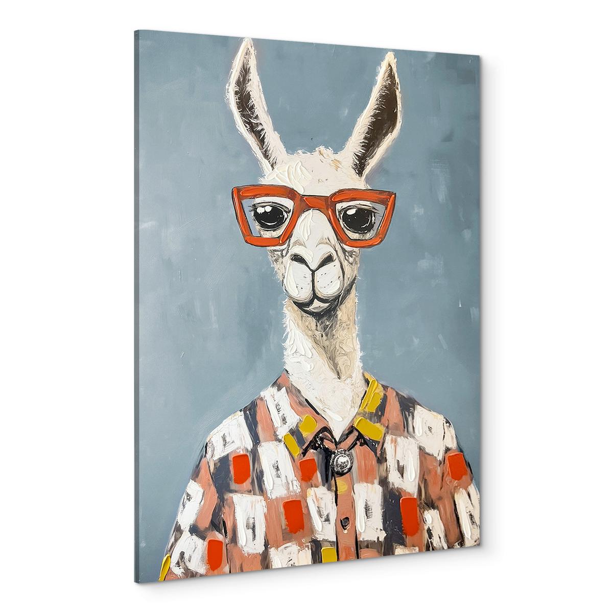 OBRAZ NA PLÁTNE GERARD - viacfarebná, Basics, drevo/textil (70/100cm)